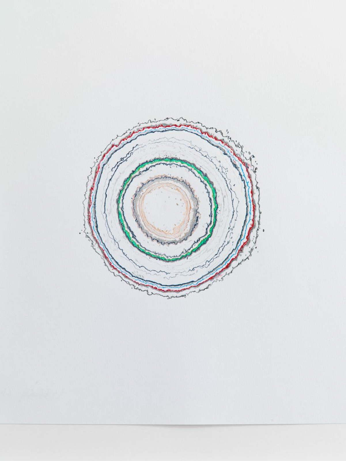 Timekeeper (drawing), from Palais de Tokyo, 2016